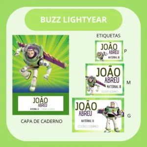 Arquivo de Corte Etiqueta Escolar Buzz Lightyear 20 Arquivo de Corte Etiqueta Escolar Buzz Lightyear