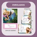 Arquivo de Corte Etiqueta Escolar Enrolados Rapunzel