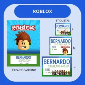 Arquivo de Corte Etiqueta Escolar Roblox 16 Arquivo de Corte Etiqueta Escolar Roblox