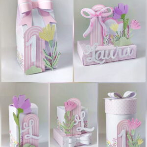 Arquivo de Corte Festa Laços e Flores- Studio e pdf