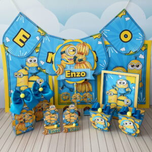 Arquivo de Corte Festa Minions Luxo - Arquivo Digital