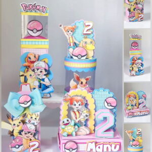 Arquivo de Corte Festa Pokémon Menina - Studio e pdf