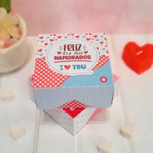 Arquivo de Corte Namorados Caixa Doces Máquina ou Tesoura