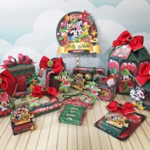 Arquivo de Corte Natal Mickey e Minnie 30 Arquivo de Corte Natal Mickey e Minnie