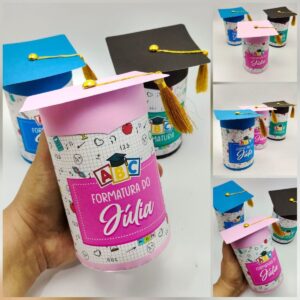 Arquivo de Corte Tubo Lata Formatura - Studio e pdf