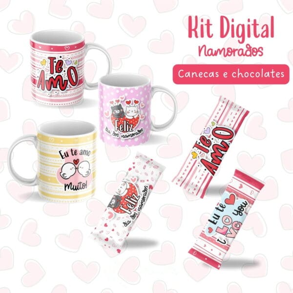 Arquivo Dia dos Namorados Artes P/ Balinha Card Caneca Mimos