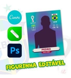 Arquivo Digital Editável Figurinha Copa 2022 Pdf E Corel