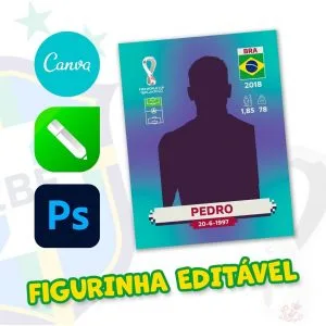 Arquivo Digital Editável Figurinha Copa 2022 Pdf E Corel