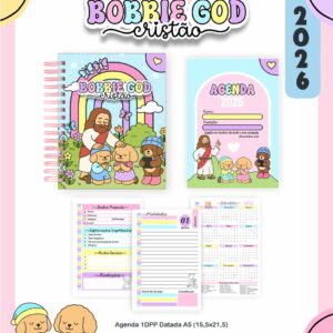 Arquivo Digital Encadernação Bobbie Goods Cristão Menina