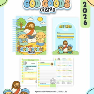 Arquivo Digital Encadernação Bobbie Goods Cristão Menino 7 Arquivo Digital Encadernação Bobbie Goods Cristão Menino