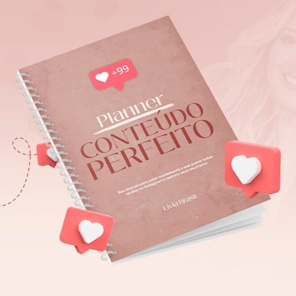 Arquivo Digital Planner Conteúdo Perfeito Lívia Brasil