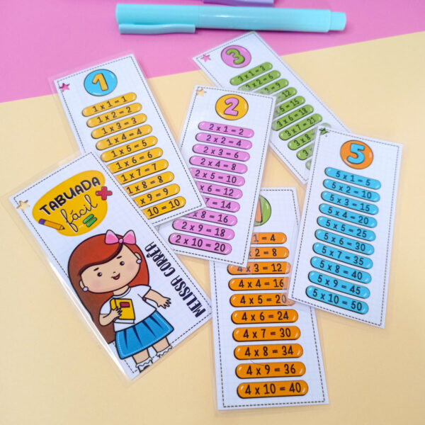 Arquivo Digital Tabuada Fácil Volta às Aulas Menino e Menina