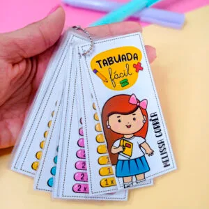 Arquivo Digital Tabuada Fácil Volta às Aulas Menino e Menina