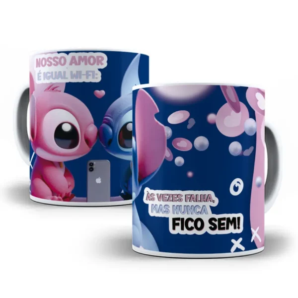 Arquivo Editável Dia dos Namorados: Tema Stitch