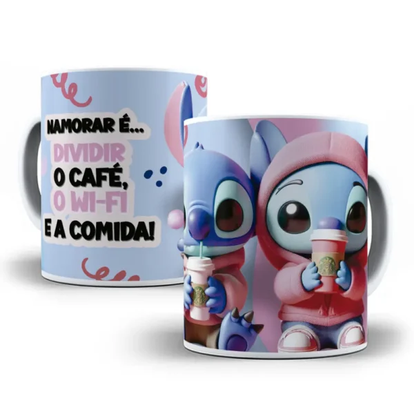 Arquivo Editável Dia dos Namorados: Tema Stitch