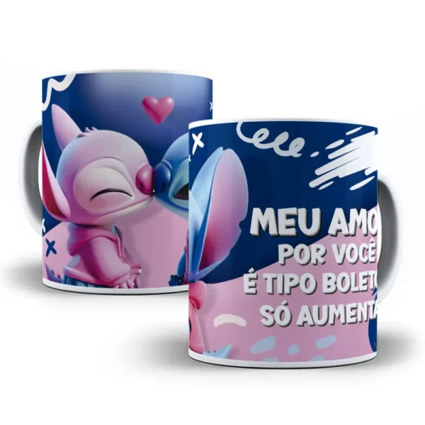 Arquivo Editável Dia dos Namorados: Tema Stitch