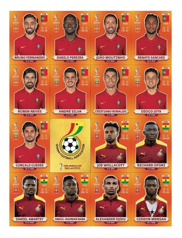 Arquivo Em Pdf Com Todas As Figurinhas Da Copa 2022