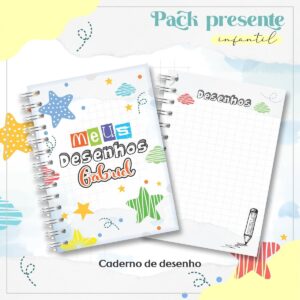 Arquivo Encadernação Agenda Infantil