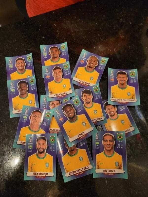 Arquivo Pdf Todas Figurinhas Copa Do Mundo 2022 Fundo Azul