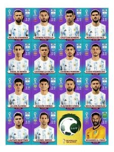 Arquivo Pdf Todas Figurinhas Copa Do Mundo 2022 Fundo Azul