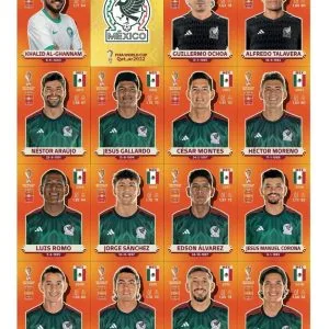 Arquivo Pdf Todas Figurinhas Copa Mundo 2022 Fundo Laranja