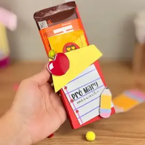 Arquivo Porta Barra de Chocolate para Professores