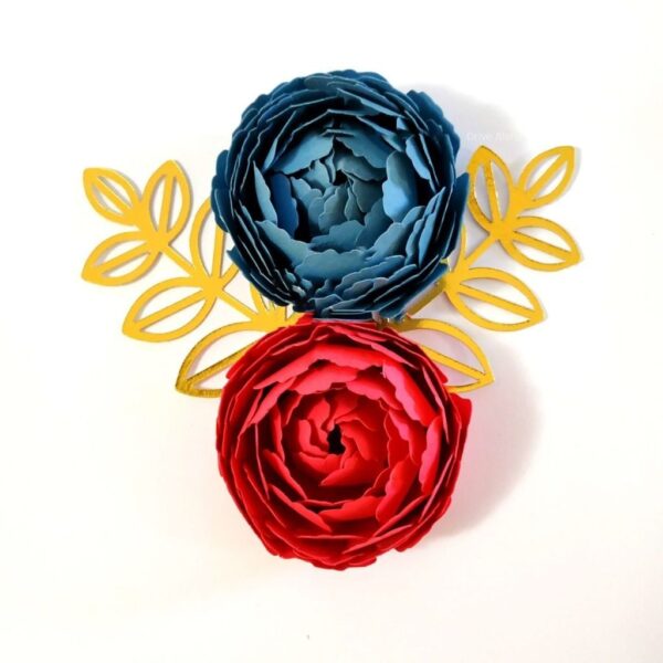 Arquivos Corte Molde Flores de Papel Papelaria Personalizada