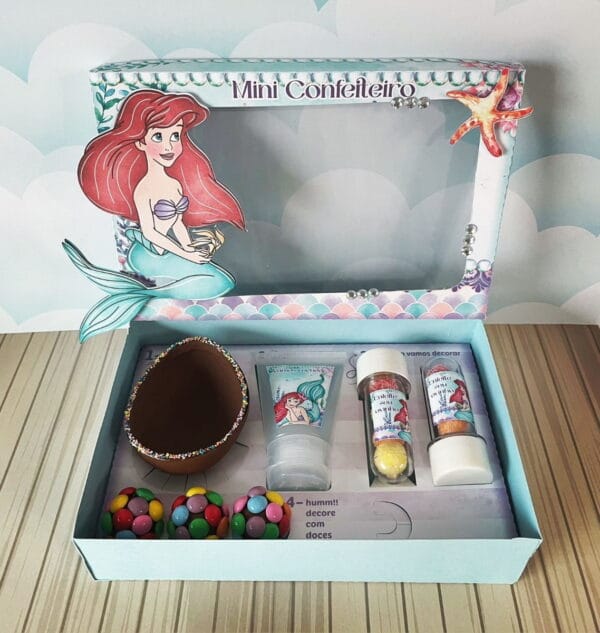 Arquivos Corte Páscoa Ariel Pequena Sereia Mini Confeiteiro