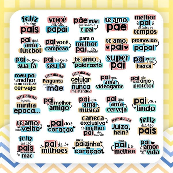 Arquivos de Corte Dia dos Pais Flork Ilustrações Lettering