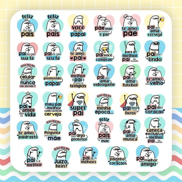 Arquivos de Corte Dia dos Pais Flork Ilustrações Lettering