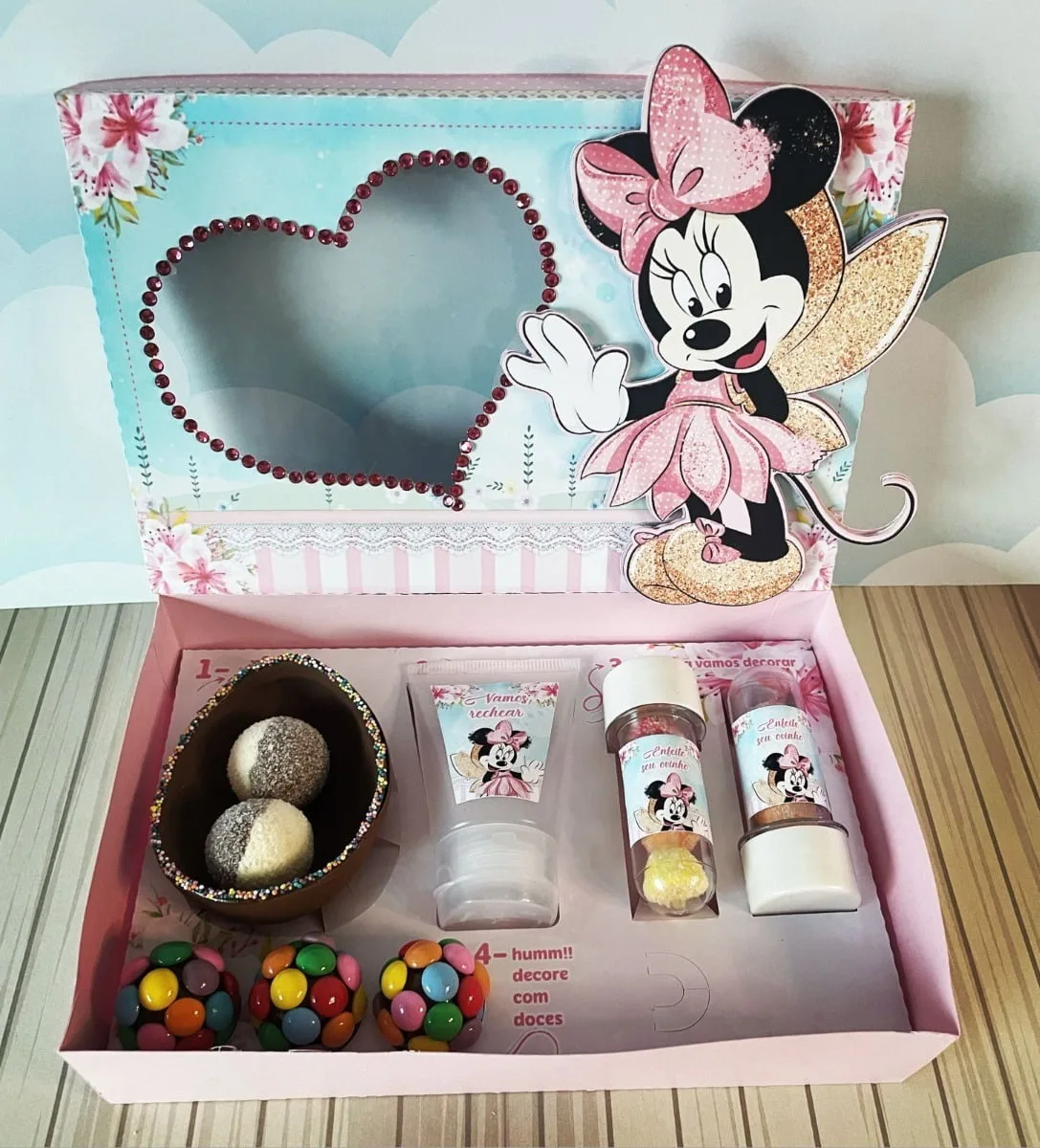 Arquivos De Corte Páscoa Minnie Rosa Mini Confeiteiro