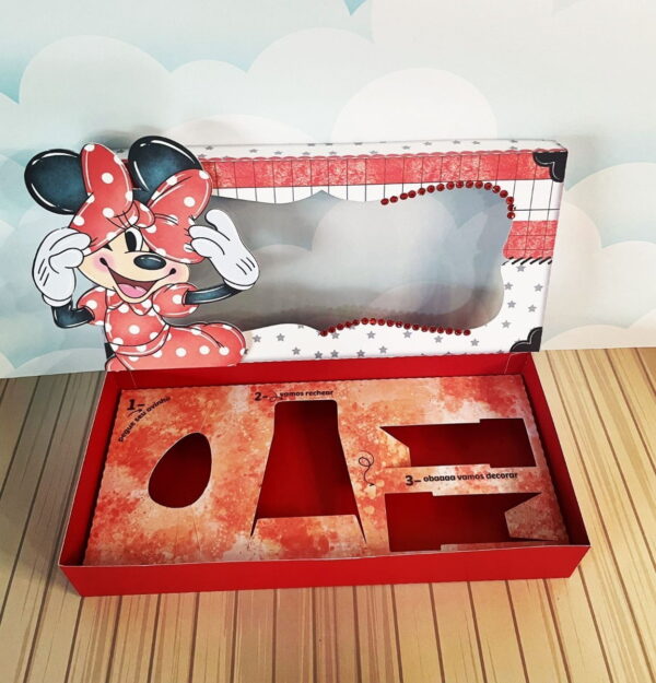 Arquivos De Corte Páscoa Minnie Vermelha Mini Confeiteiro