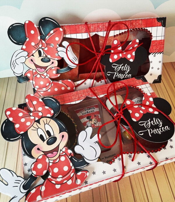 Arquivos De Corte Páscoa Minnie Vermelha Mini Confeiteiro