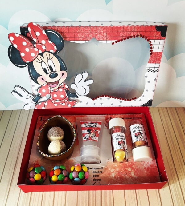 Arquivos De Corte Páscoa Minnie Vermelha Mini Confeiteiro