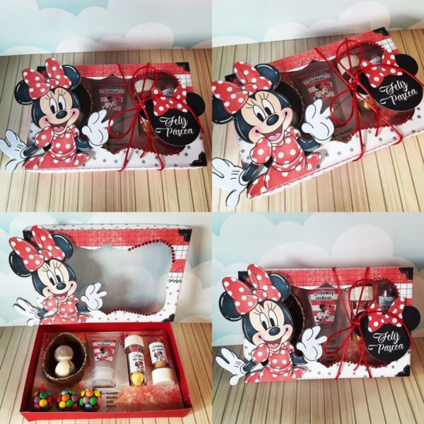Arquivos De Corte Páscoa Minnie Vermelha Mini Confeiteiro