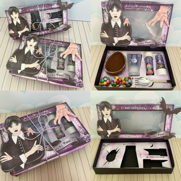 Arquivos De Corte Páscoa Wandinha Mini Confeiteiro