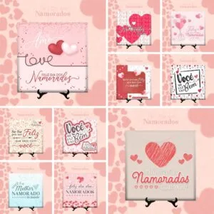 Arquivos Sublimação Azulejos Dia dos Namorados 2023 Editável 17 Arquivos Sublimação Azulejos Dia dos Namorados 2023 Editável