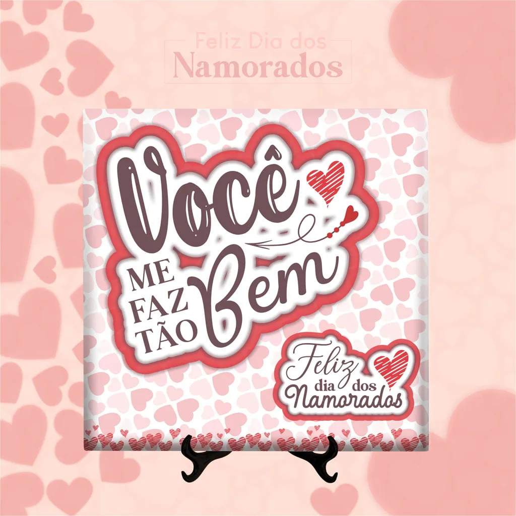 Arquivos Sublimação Azulejos Dia dos Namorados 2023 Editável 9 Painel quadrado com corações e frases românticas em fundo rosa