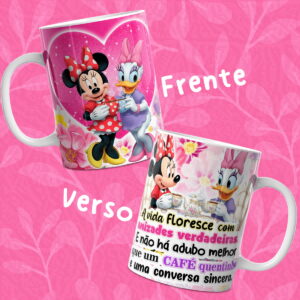 Arte Avulsa Sublimação Amizade Minnie - Png