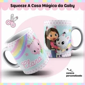 Arte Caneca a Casa Mágica da Gabby 11 Arte Caneca a Casa Mágica da Gabby