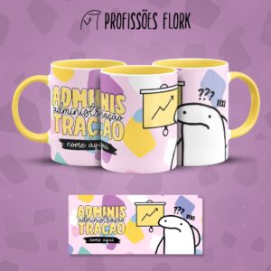 Arte Caneca Administração Profissões Flork Arquivo Jpg