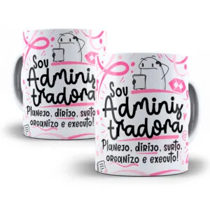 Arte Caneca Administrador(a) Flork Profissões Sublimação Png