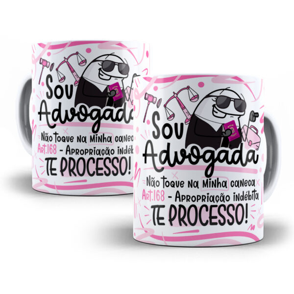 Arte Caneca Advogado(a) Flork Profissões Sublimação Png