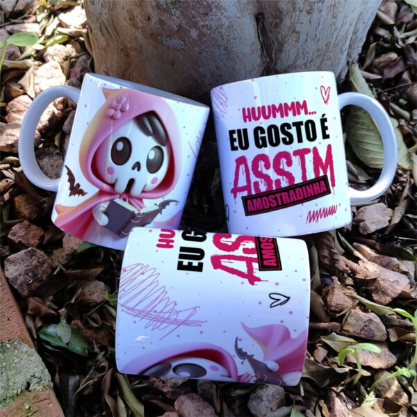 Arte Caneca Amostradinho Rosa - Jpg, Corel, pdf