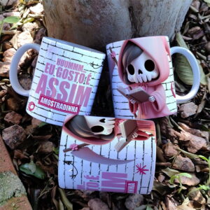 Arte Caneca Amostradinho Rosa - Jpg, Corel, pdf