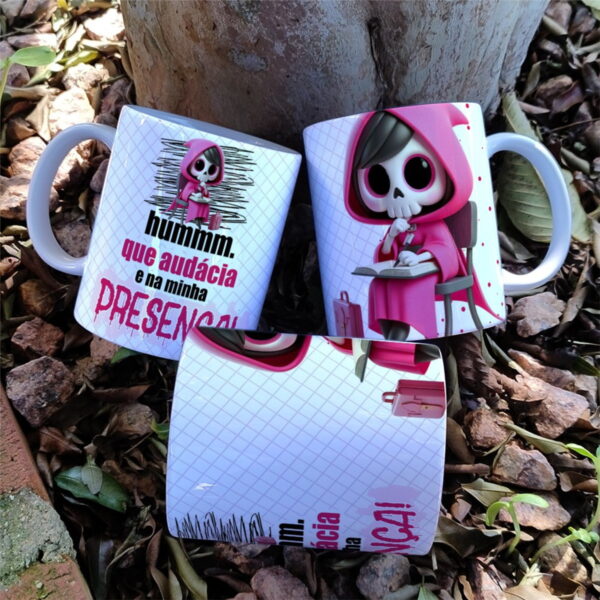 Arte Caneca Amostradinho Rosa - Jpg, Corel, pdf