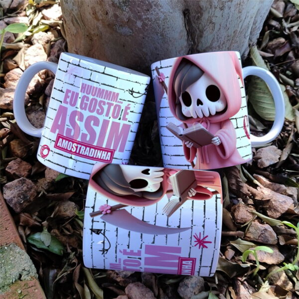 Arte Caneca Amostradinho Rosa - Jpg, Corel, pdf