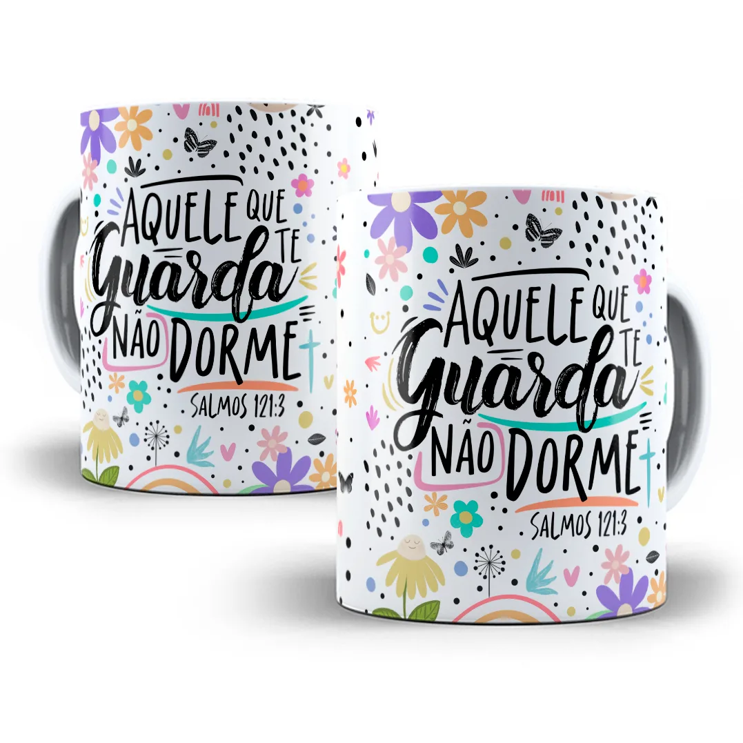 Arte digital com flores coloridas e frase em letras cursivas