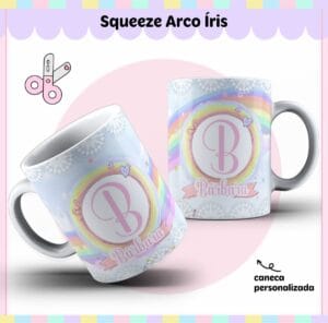 Arte Caneca Arco Íris