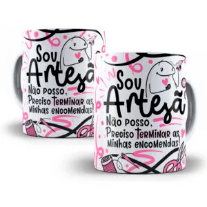 Arte Caneca Artesã Flork Profissões Sublimação Png